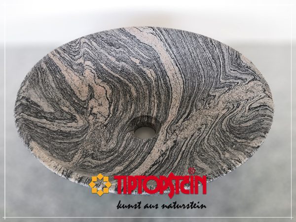 Waschbecken, Granit, China Paradiso, D43x13cm, poliert – Bild 2