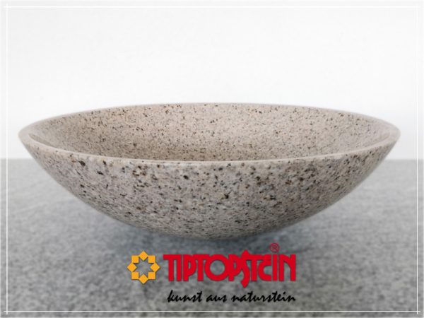 Waschbecken, Granit, Padang Gelb, D43x13cm, poliert